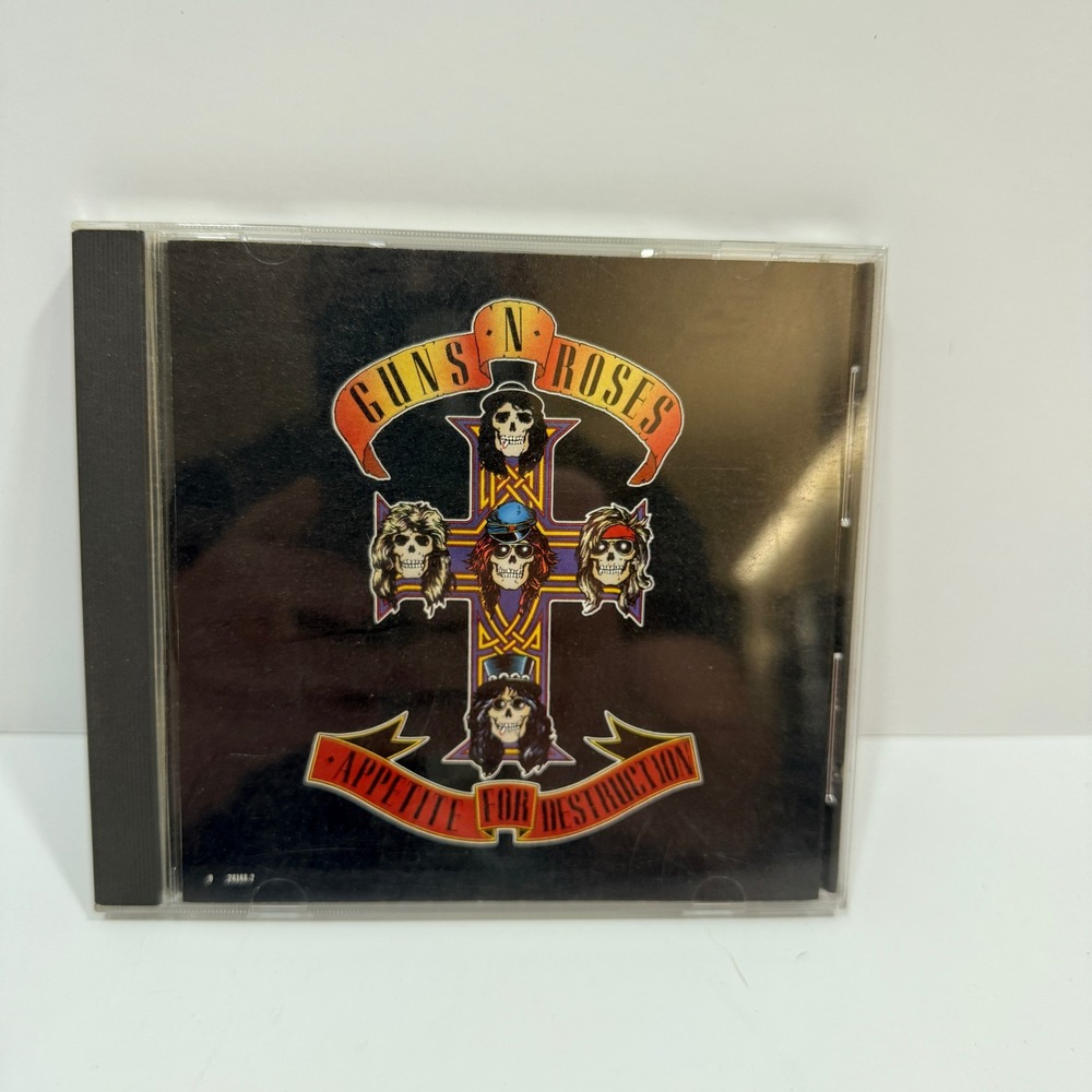 Guns N Roses CD Appetite for Destruction OS Black Good 1987 Geffen 24148-2